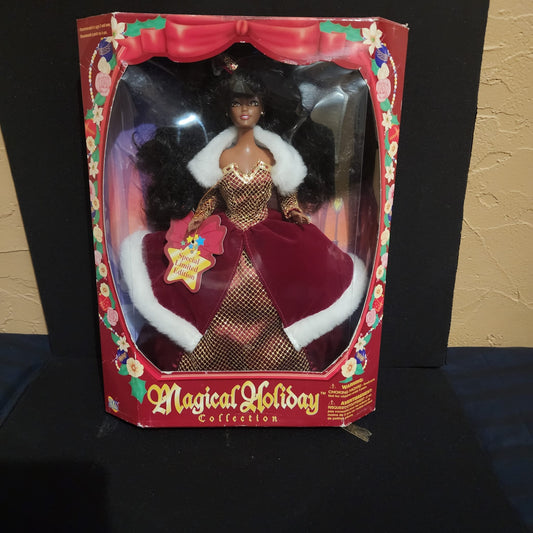 Rare African American Barbie Magical Holiday Black Doll Special Limited Edition