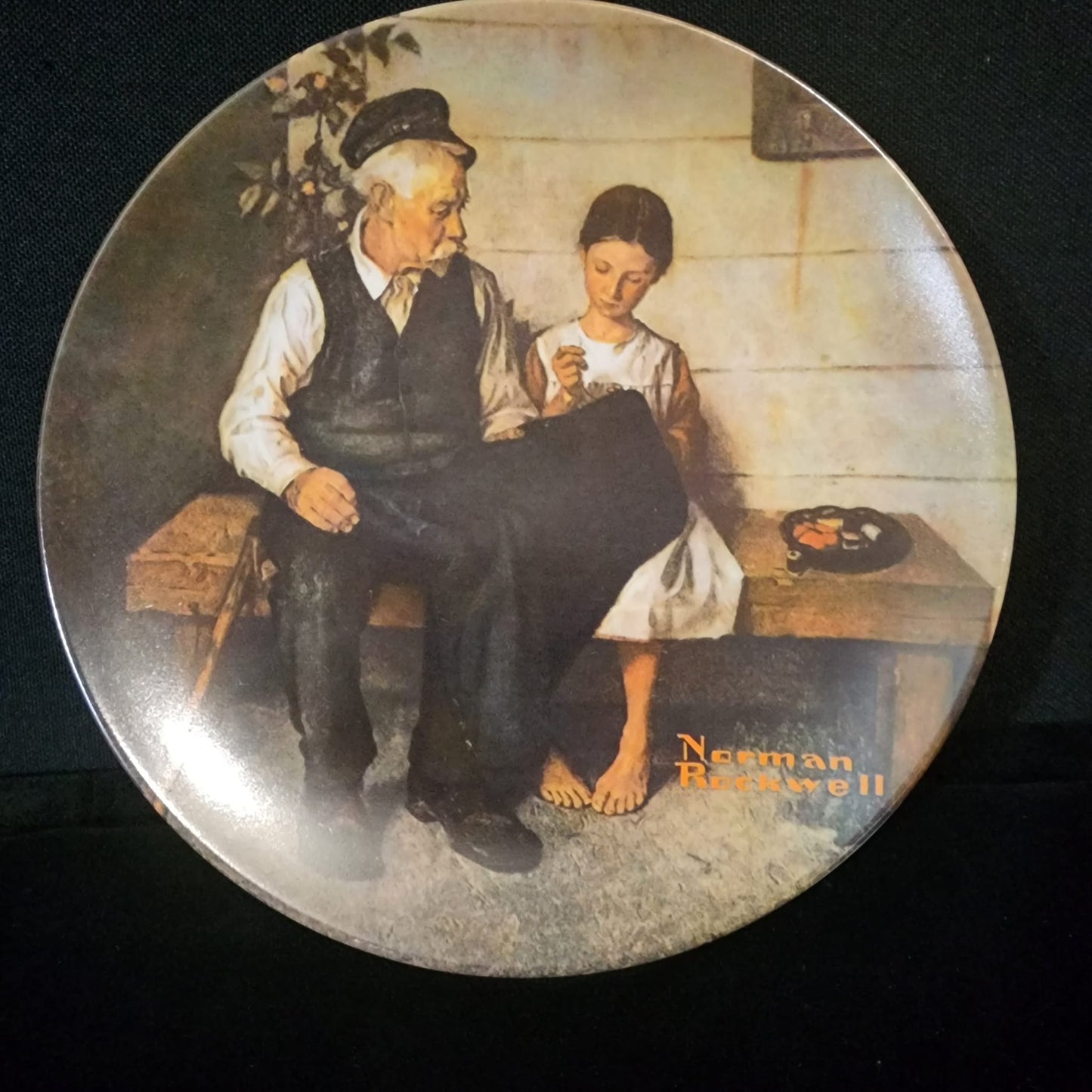 The Lighthouse Keepers Daughter Plate BY Norman Rockwell