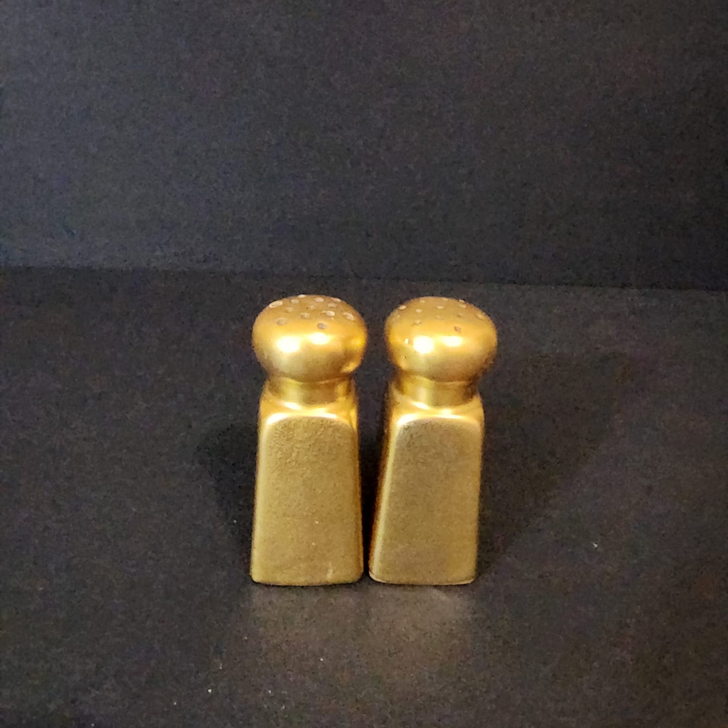 Gold Collectible Vintage Lennox Salt and Pepper Shakers