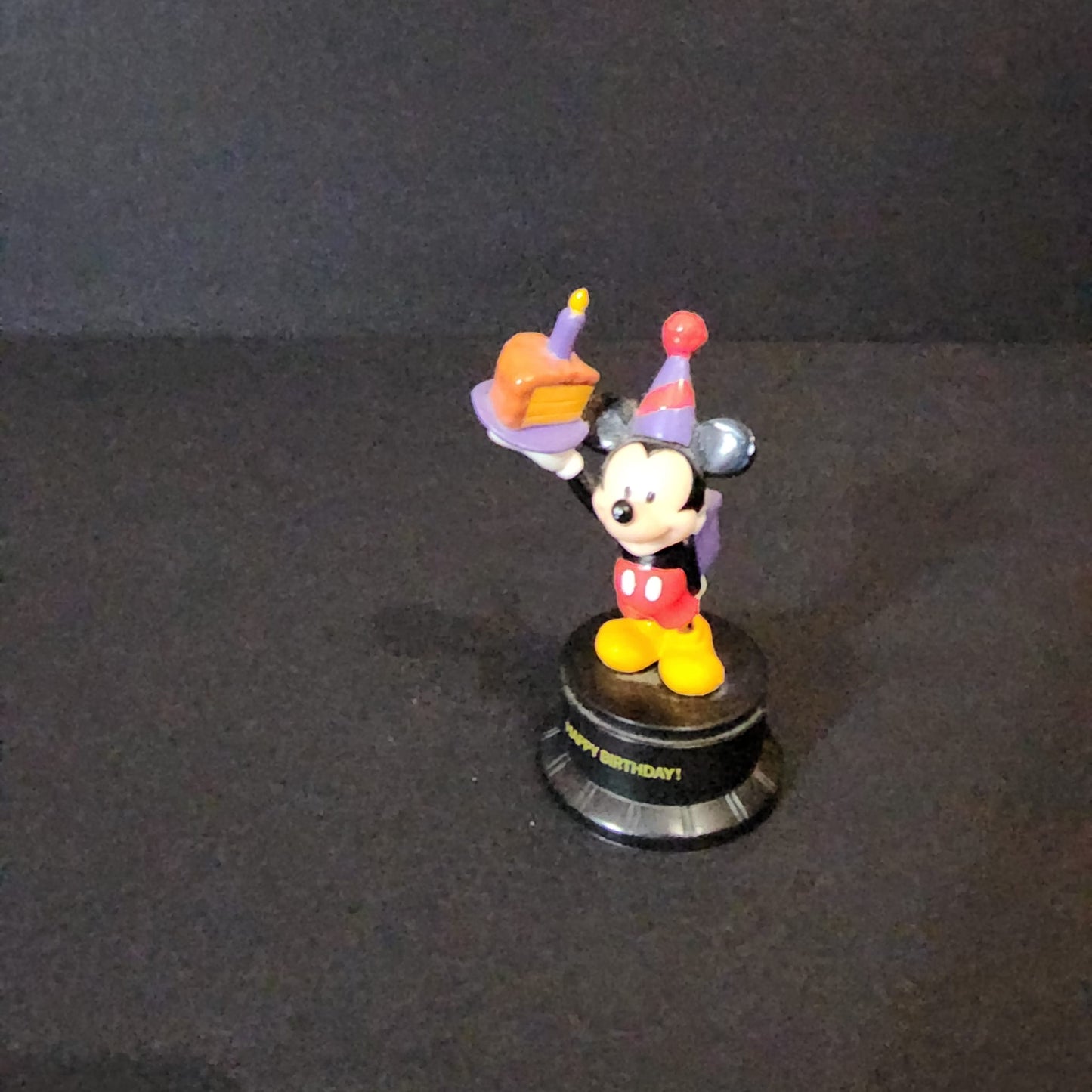 Vintage Disney Mickey Mouse Happy Birthday Trophy