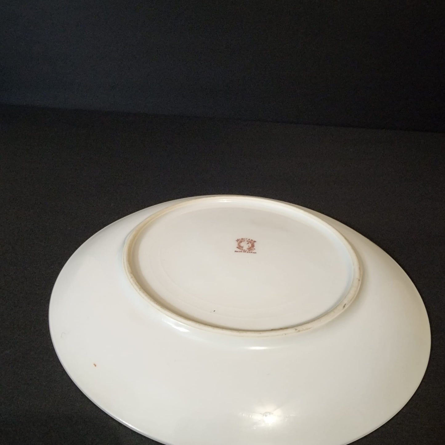 VINTAGE NORITAKE HAND - PAINTED PEDESTAL DISH 1950s