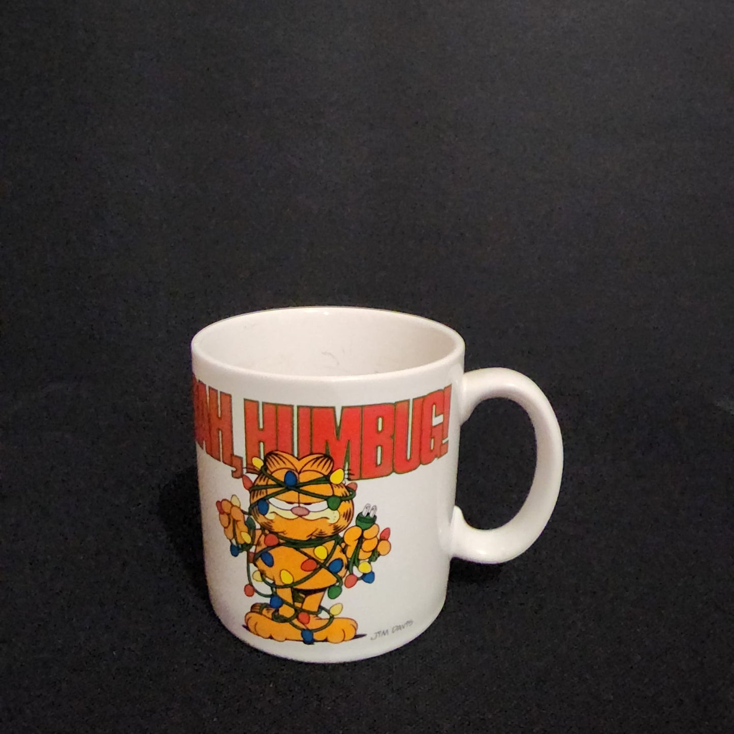 Vintage Garfield 1978 Jim Davis Large Ceramic Mug