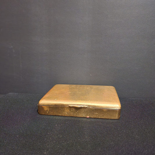 VINTAGE STATE EXPRESS CIGARETTES BOX, BRASS, BOX 1950s