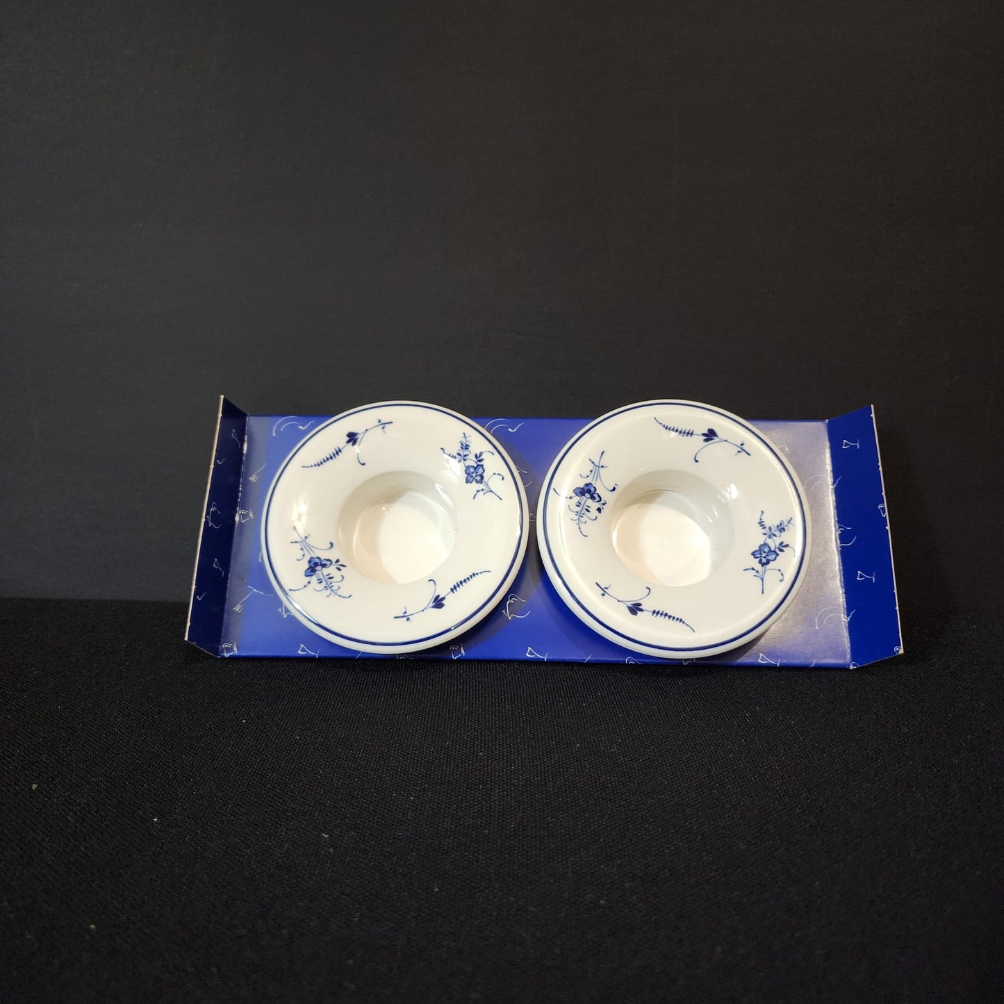 Villerory & Boch 1748 Luxembourg Pair of Votive Candle Holders Flowers